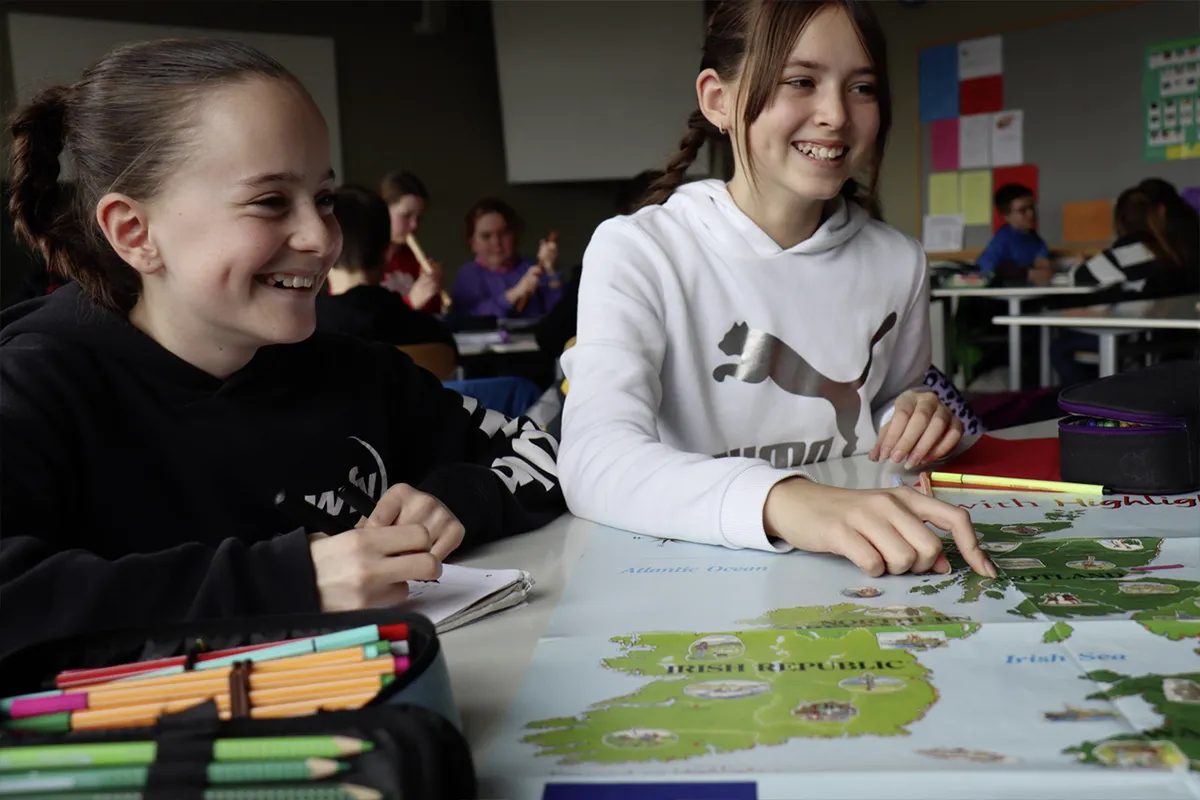 Schüler*innen des Albert-Schweitzer-Gymnasium Laichingen im Englischunterricht