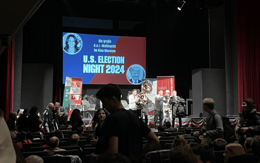 Kursstufe 1 hautnah dabei bei der US-Wahlnacht