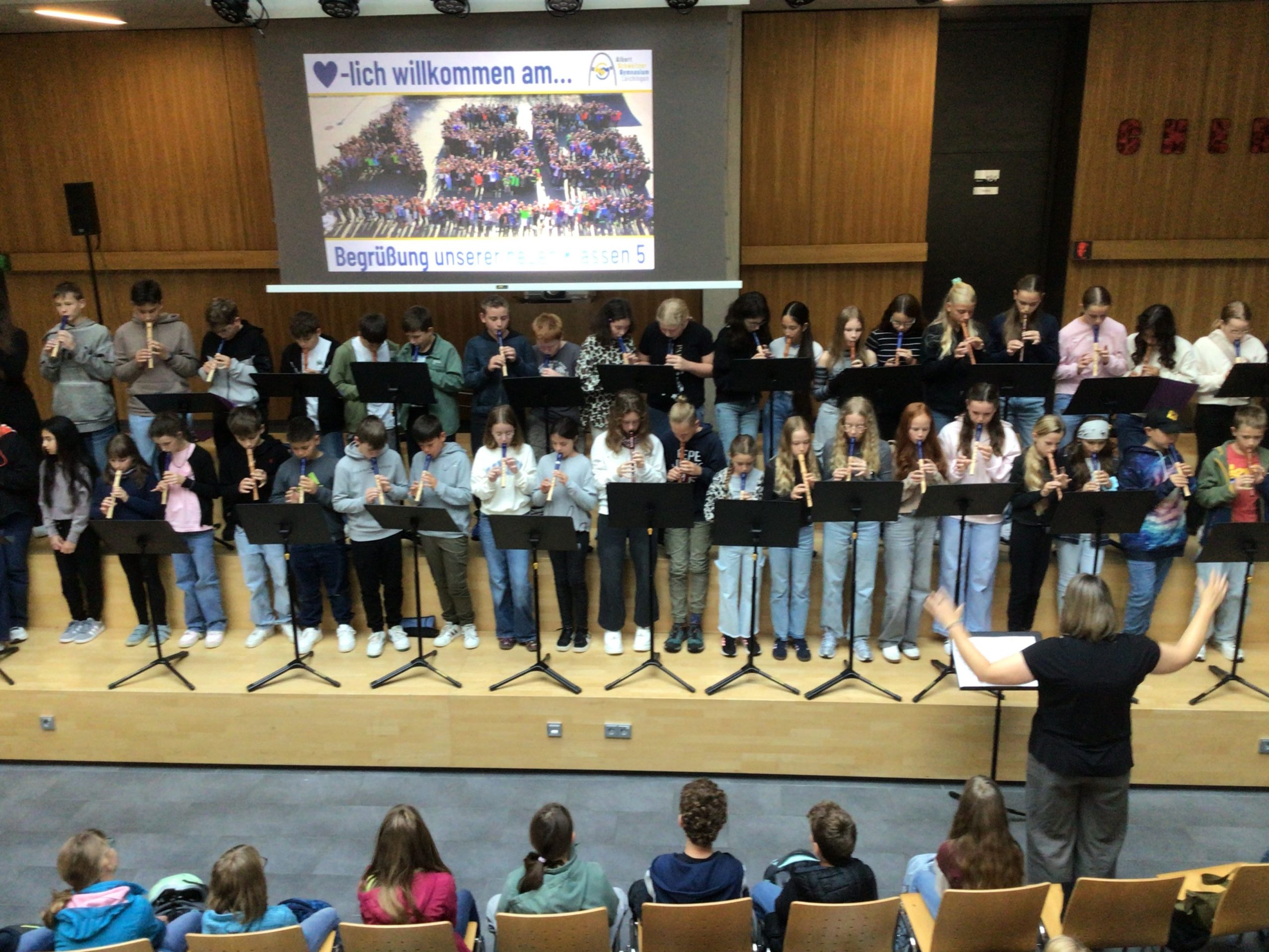 Feierliche Aufnahme der neuen Fünftklässler*innen des ASG