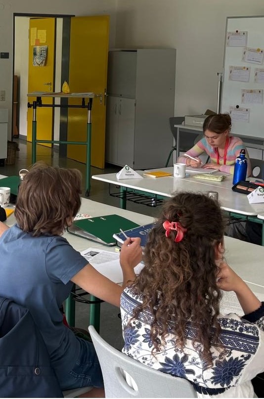 Lotta Blaukat (10a) bei der Science Academy