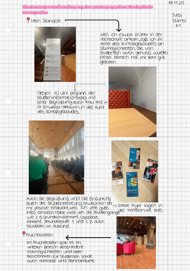 Impressionen vom Studieninfotag 2025