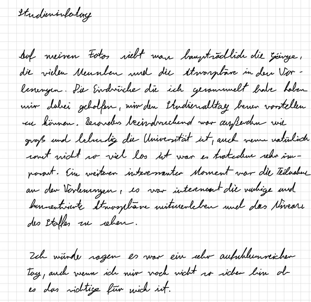 Impressionen vom Studieninfotag 2025