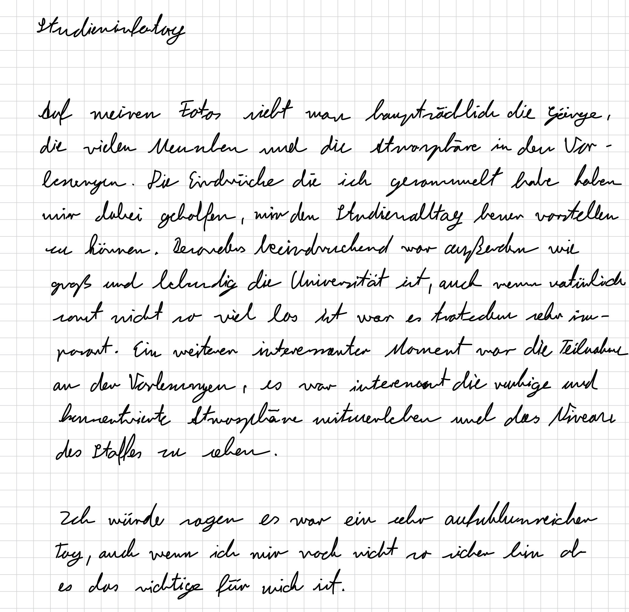 Impressionen vom Studieninfotag 2025