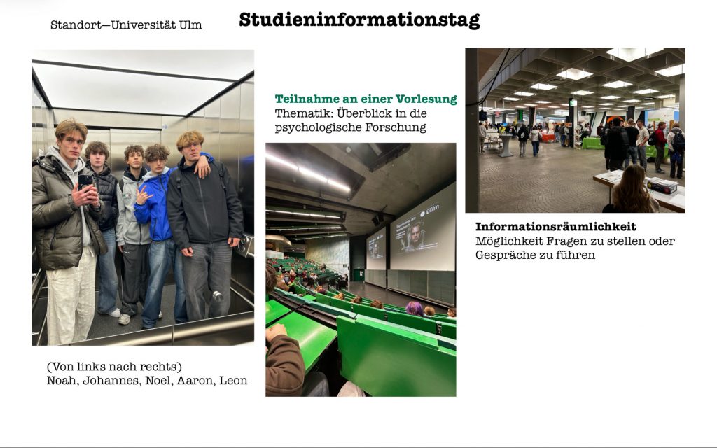 Impressionen vom Studieninfotag 2025