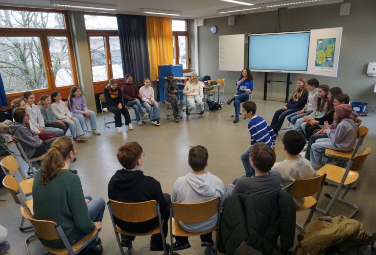 France Mobil in der Klasse 6a