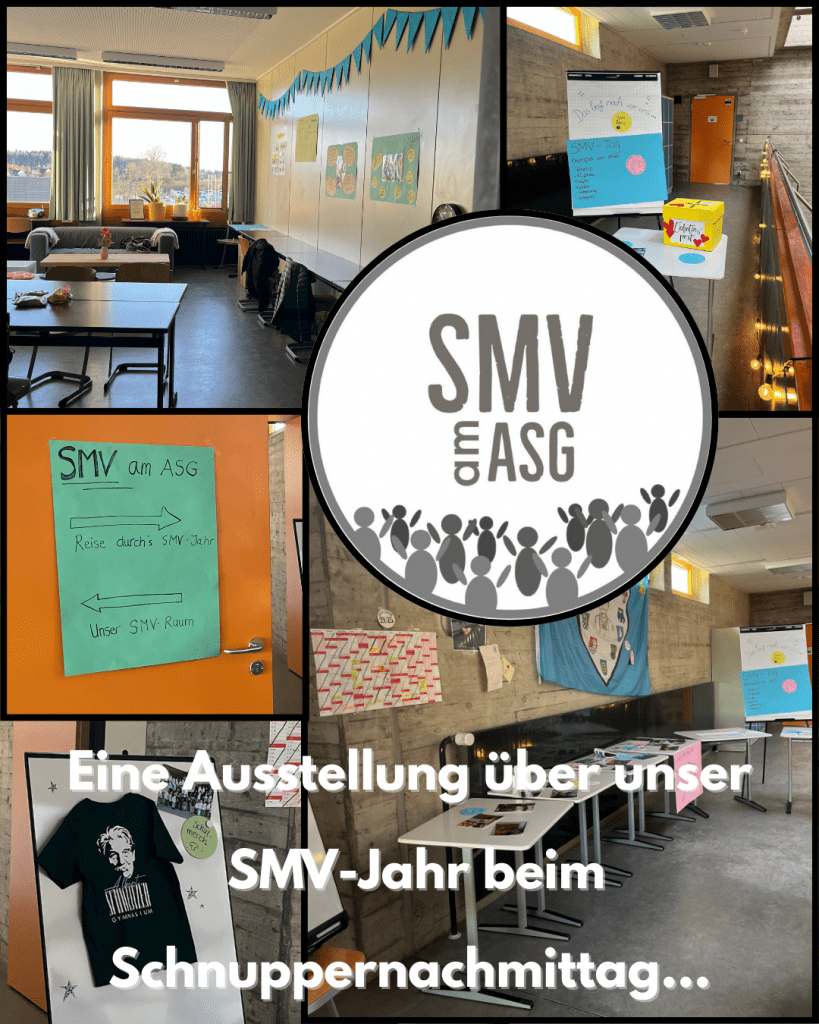 SMV-Ausstellung im Rahmen des Info- und Schnuppernachmittags 2026