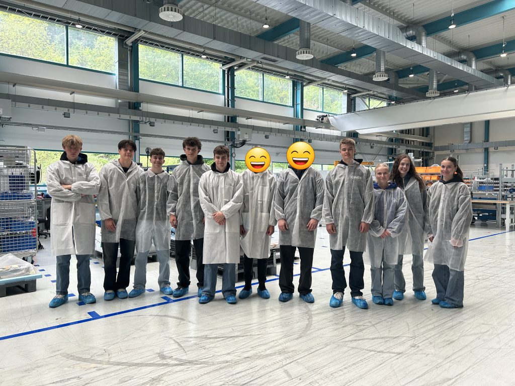 ASG-Schüler*innen bei Centrotherm in Blaubeuren