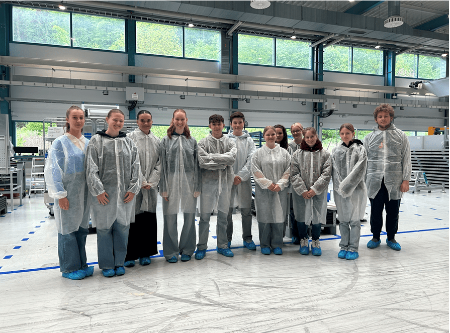 ASG-Schüler*innen bei Centrotherm in Blaubeuren