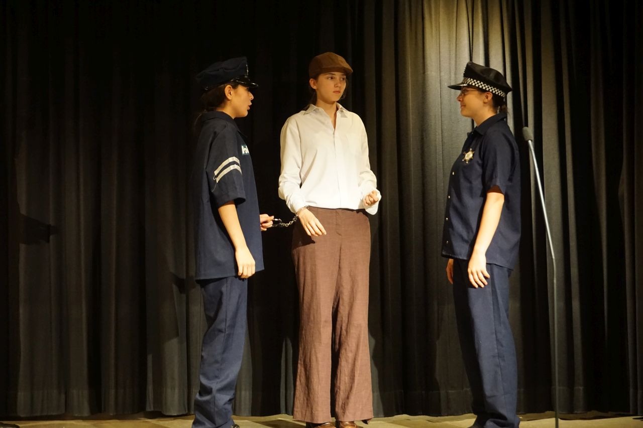 Impressionen des Theaterstücks "Der Zinker" der Theater AG