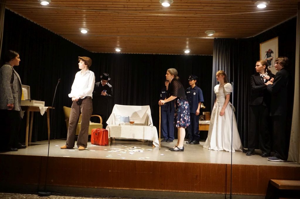 Impressionen des Theaterstücks "Der Zinker" der Theater AG