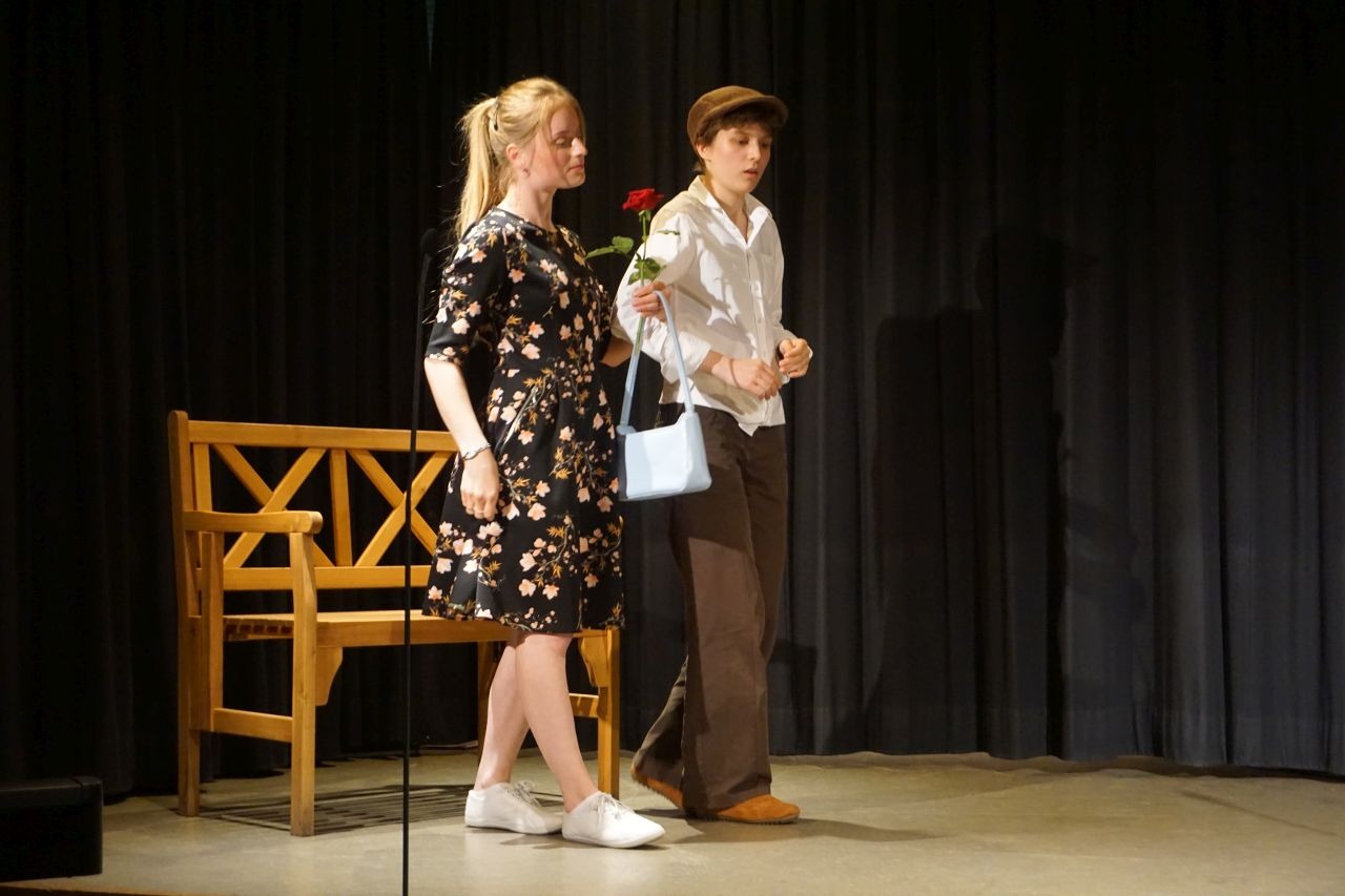 Impressionen des Theaterstücks "Der Zinker" der Theater AG