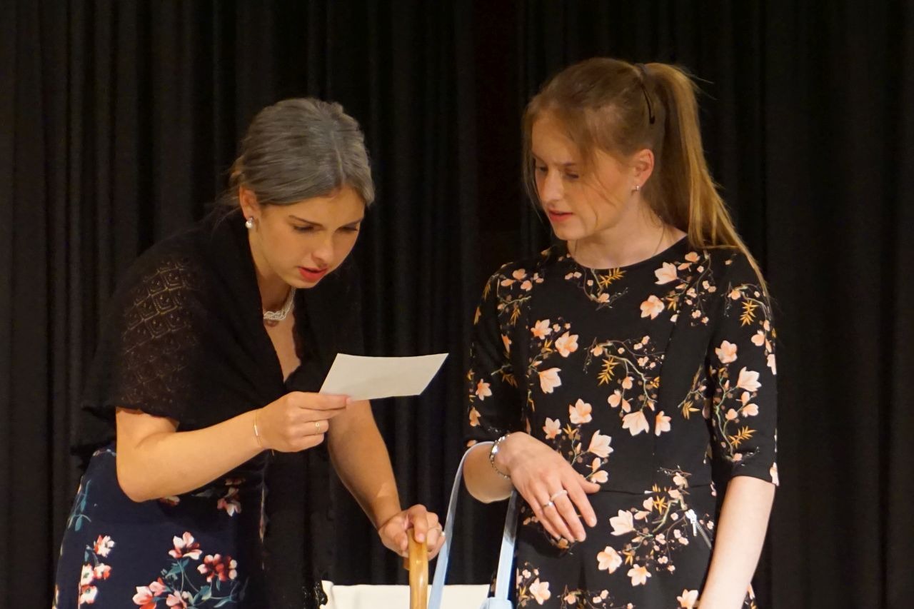 Impressionen des Theaterstücks "Der Zinker" der Theater AG