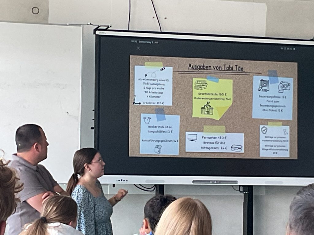Eindrücke der Finanzworkshops für die K1 am ASG