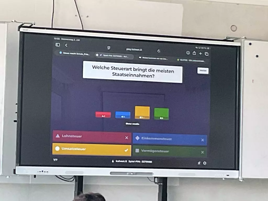 Eindrücke der Finanzworkshops für die K1 am ASG