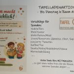 HERZLICHEN DANK FÜR DIE SPENDEN AN DEN TAFELLADEN!